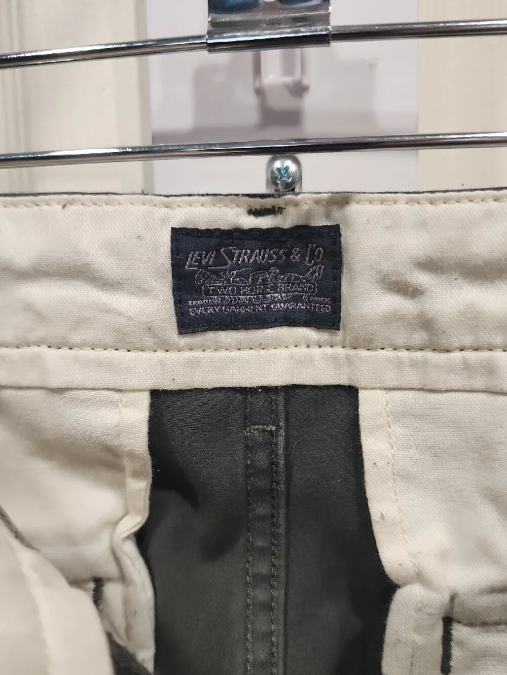 Levi's Men's Grey Straight Chinos 33x30